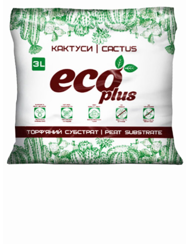 Грунт кактус 3л ECO PLUS