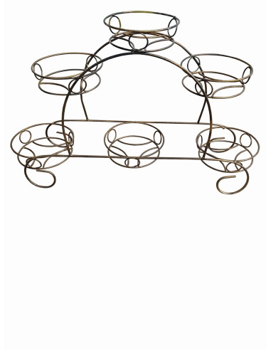 Кована підставка 6 горщиків Карета середній кошик