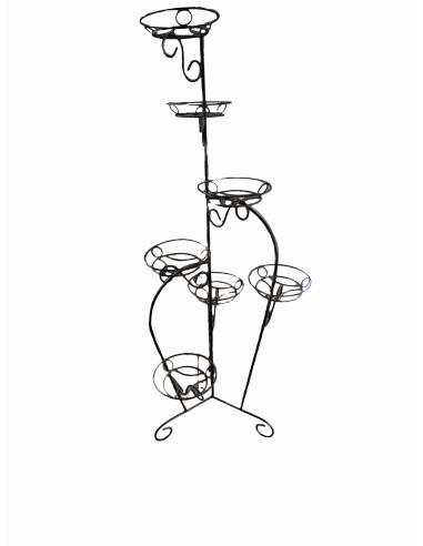 Кована підставка 7 горщиків Етажерка великий кошик