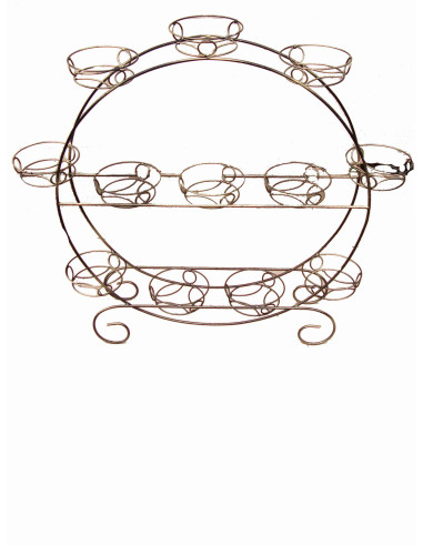 Кована підставка12 горщиків фіалочниця Кільце 16см