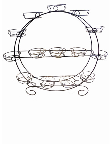 Кована підставка14 горщиків фіалочниця Кільце