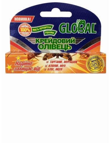 Карандаш от тараканов и муравьев 20г GLOBAL